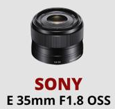 Lensa 35MM E-Mount F1.8 OSS